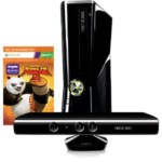 Xbox 360 Konsole Slim (250 GB) inkl. Kinect Sensor, Kung Fu Panda 2 und Kinect Adventures für 249€
