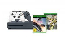 Xbox One S 500GB Konsole (Grau) – FIFA 17 Bundle inkl. 2. Controller + Forza Horizon 3 für 289€
