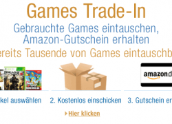 Neu bei Amazon: Games Trade-In – Spiele einsenden, Gutschein sichern