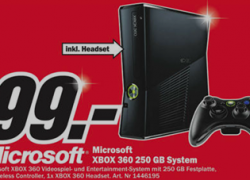 [Lokal] Xbox360 250MB für nur 99€ im MediaMarkt Bremen Waterfront