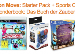 [Aktion] Move Starter Pack + Sports Champions + gratis Wonderbook: Das Buch der Zaubersprüche für nur 49,99€