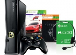 HOT! [Bundle] Xbox360 Slim 250GB + Forza 4 Essential Edition + Skyrim + FIFA 13 Ultimate Steelbook für nur 262,93€