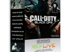 Xbox 360: 12 Monate Xbox Live + Call of Duty Black OPs T-Shirt für 39,99€ inkl. Versand