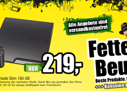 PS3: PlayStation 3 160GB für nur 219€ bei ProMarkt